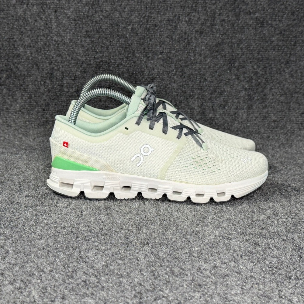 On Running Cloud X 4 Shoes Women's 8 Aloe Honeydew Green Athletic Run Training